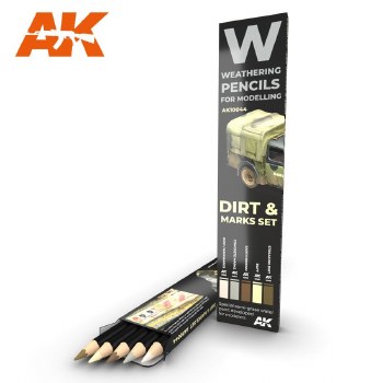 Weathering Pencils: Dirt &amp; Marks Set