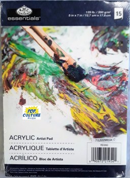 Artist Pad: 5x7 Acrylic