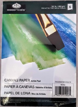 Artist Pad: 5x7 Canvas Paper