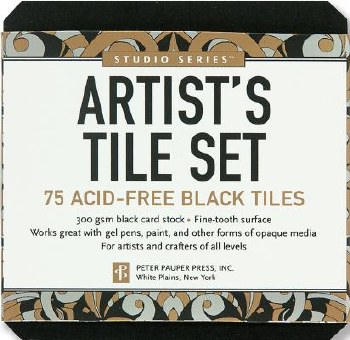 Artist's Tile Set Black