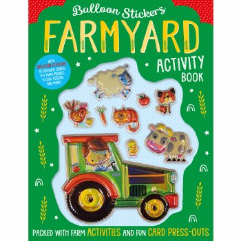 Balloon Stickers Farmyard Activity Book