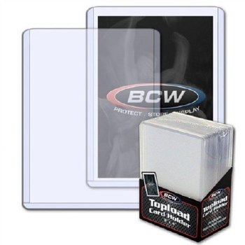 BCW: 25 Topload Rigid Plastic Card Sleeves