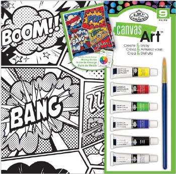 Canvas Art - Paint: Boom! Pop! Bang!