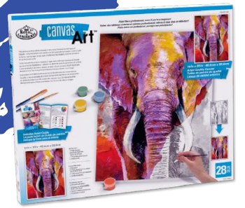 Canvas Art: Elephant