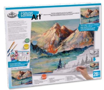 Canvas Art: Mountain Landscape