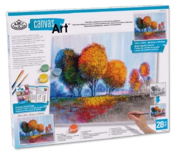 Canvas Art: Trees Landscape