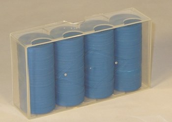 Clay Casino Chips: 100 Blue