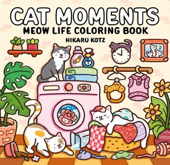 Cat Moments Meow Life Coloring Book