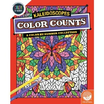 Color by Number: Colored Pencils - Color Counts: Kaleidoscopes