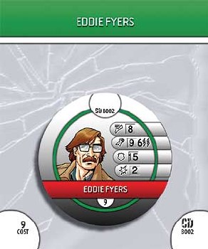 Heroclix Collateral Damage B002 Eddie Fyers Bystander Token