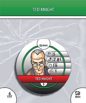Heroclix Collateral Damage B004 Ted Knight Bystander Token