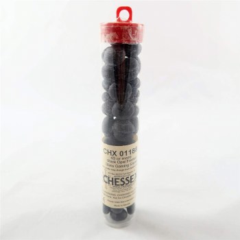 Glass Stone Tubes: 20 Black Opal