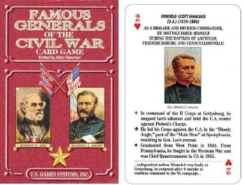 Famous Generals of the Civil War Card Game