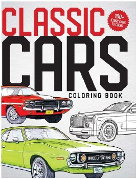 Classic Cars Coloring Book