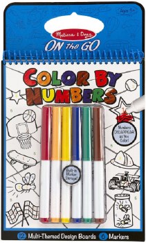 Color by Numbers On the Go: Blue