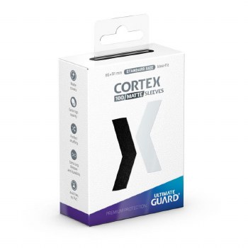 Cortex Standard Sleeves: 100 Matte Black