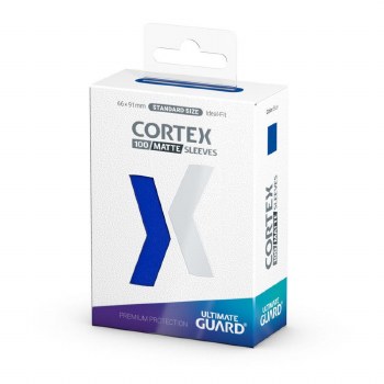 Cortex Standard Sleeves: 100 Matte Blue
