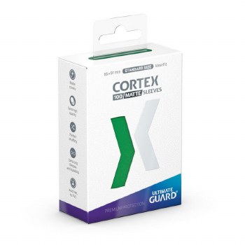 Cortex Standard Sleeves: 100 Matte Green