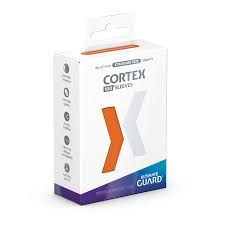 Cortex Standard Sleeves: 100 Matte Orange
