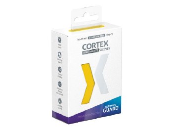 Cortex Standard Sleeves: 100 Matte Yellow
