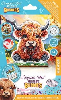 Crystal Art Buddies- Highland Cow