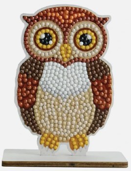 Crystal Art Buddies - Wood Owl