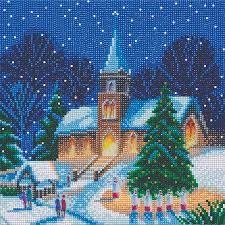 Crystal Art Framed Canvas Kit - Christmas Carols
