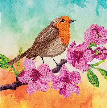 Crystal Art Kit - Robin
