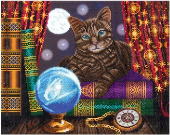 Crystal Art LED: Fortune Teller Cat