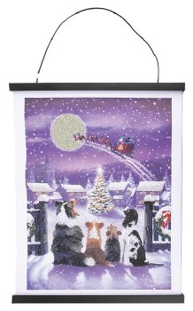 Crystal Art Scroll Kit - Festive Full Moon