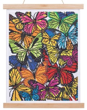 Crystal Art Scroll Kit - Technicolour Kaleidoscope