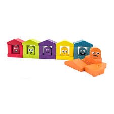 Cubika Wooden Construction Set Clorful Houses