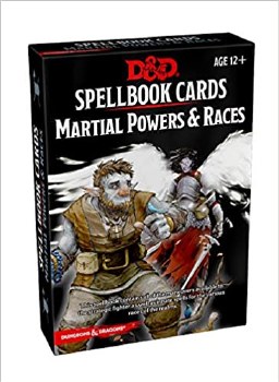 D&amp;D Spellbook Cards: Martial Powers &amp; Races