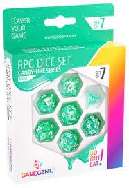 Gamegenic 7-die Set: Candy Series - Mint