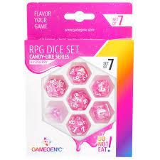 Gamegenic 7-die Set: Candy Series - Rasberry