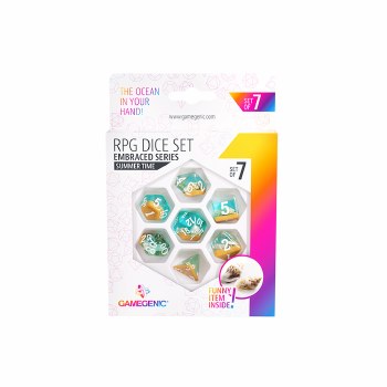 Gamegenic 7-die Set: Embraced Series - Summer Time