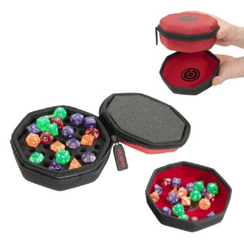 Dice Case and Tray: Red
