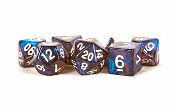 Polyhedral 7-die set: 16mm Stardust - Galaxy