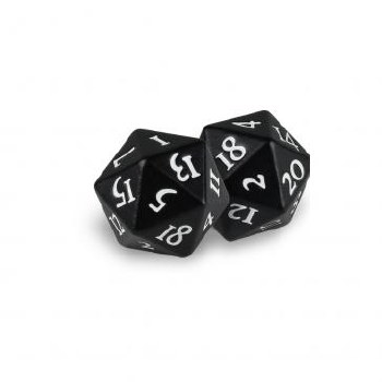 Heavy Metal D20 Dice Set: Black Magic