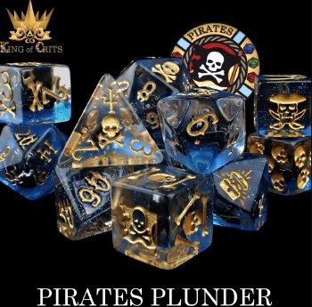 DND Dice 11-die Set: Pirates Plunder
