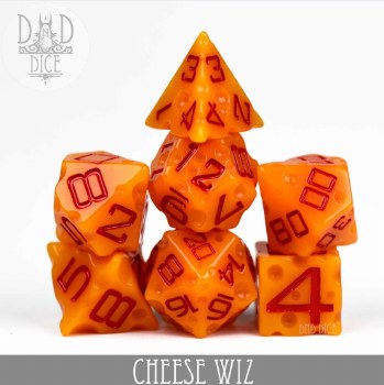 DND Dice 7-die Set: Cheese Wiz