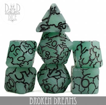 DND Dice 7-die Set: Broken Dreams