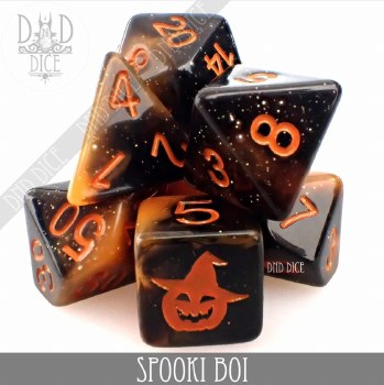 DND Dice 7-die Set: Spooki Boi