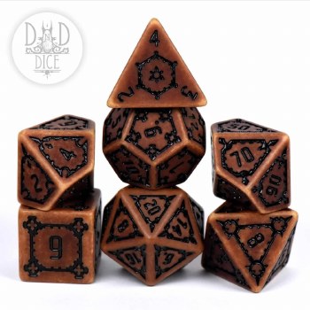 DND Dice 7-die Set: Sand Giant