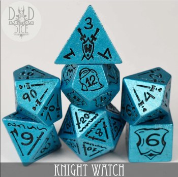 DND Dice 7-die Set: Knight Watch