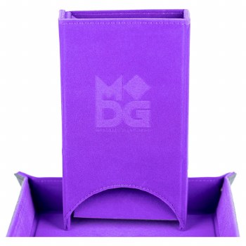 Velvet Fold Up Dice Tower - Purple