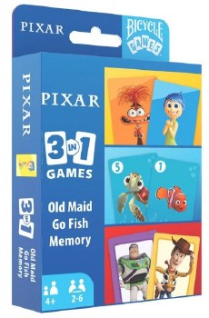 Bicycle: Disney/Pixar: 3 in 1 Games