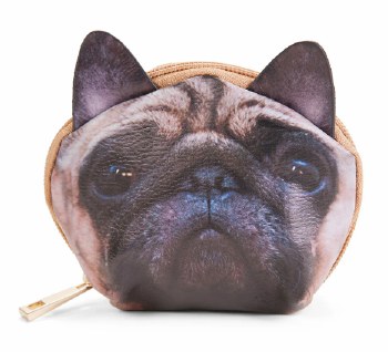 Pug Face Dog Coin Purse