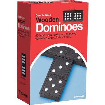 Dominoes: Double Nine Wooden