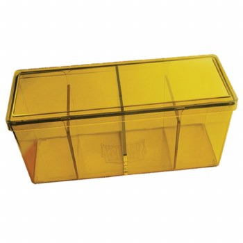 Dragon Shield 4 Compartment Deck Box: Yellow